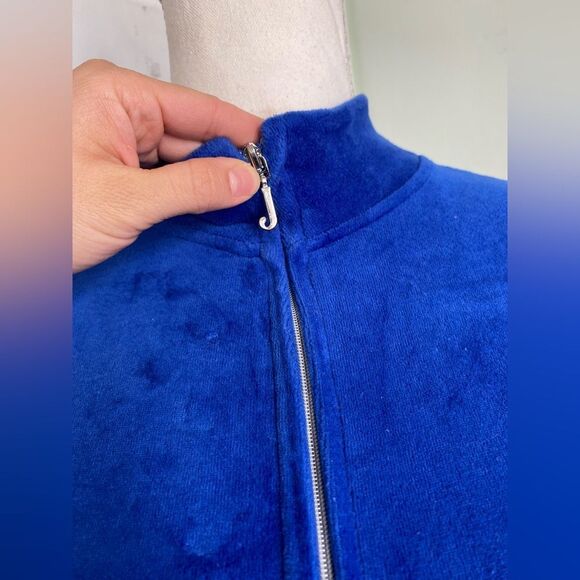 Y2K Glam with Blue Velvet Juicy Couture Jacket - Picture 2 of 8